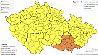 Meteorologové varují před požáry, zvýšili výstrahu
